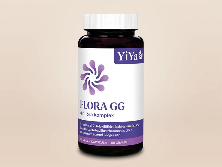 YiYa Flora GG élőflóra komplex - 53 milliárd aktív élőcsíraszám, 8-féle élőflóra baktériumtörzzsel!