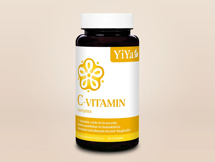 YiYa C-vitamin komplex - Rutin és Kvercetin bioflavonoidokkal, homoktövissel és csipkebogyóval!
