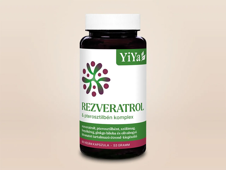 YiYa Rezveratrol + Pterosztilbén flavonoid komplex!