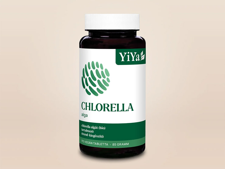 YiYa Chlorella tabletta - sokoldalú mikroalga a legkorszerűbb bio gazdálkodásból! 180 kps