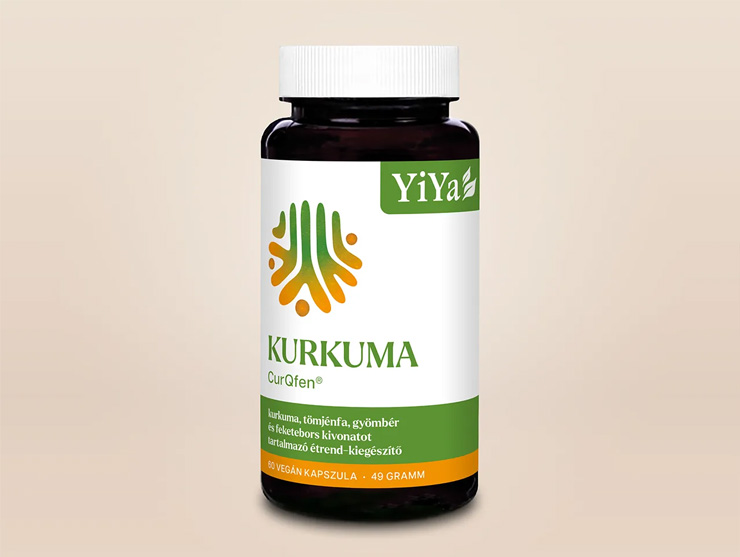 YiYa Kurkuma CurQfen® - a legújabb generációs kurkuma kivonat, kiemelkedő felszívódással!