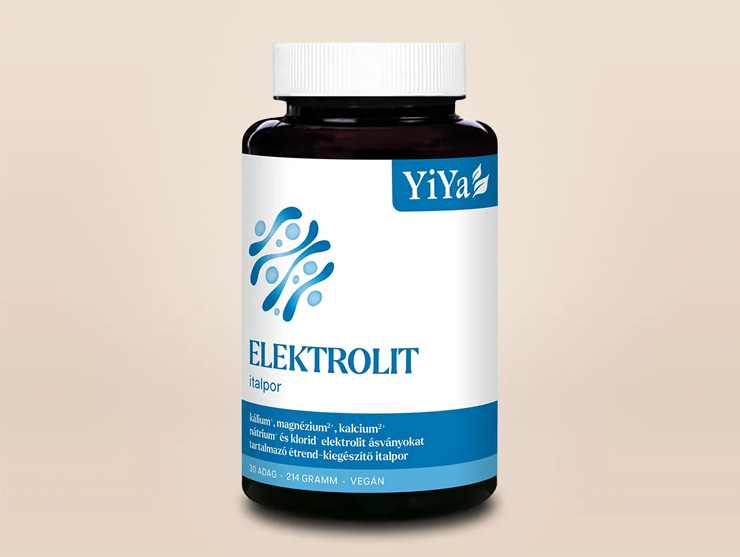 YiYa Elektrolit italpor - Kálium, Magnézium, Kalcium, Nátrium és Klorid elektrolit ásványokkal! 30 adag