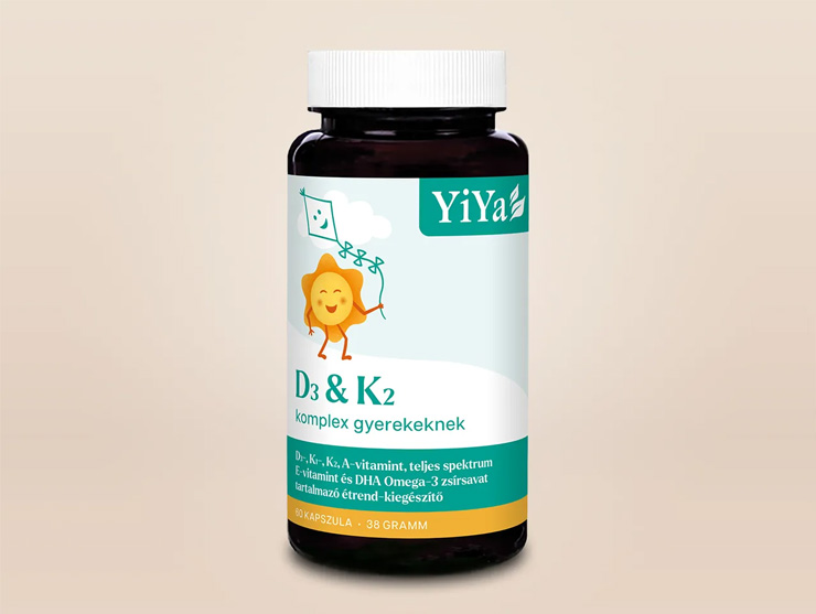 YiYa D3 & K2 + Omega-3 komplex gyerekeknek