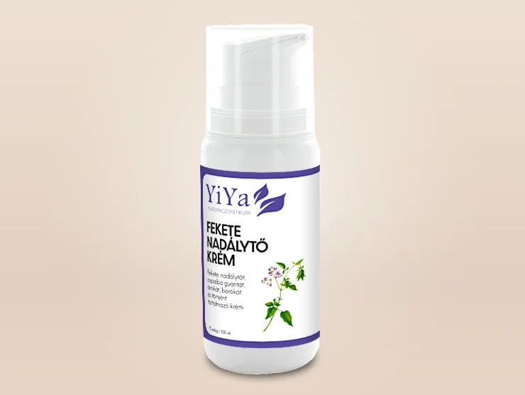 YiYa Fekete nadálytő natúrkrém - izomhúzódás, rándulás, ficam gyors regenerációjáért