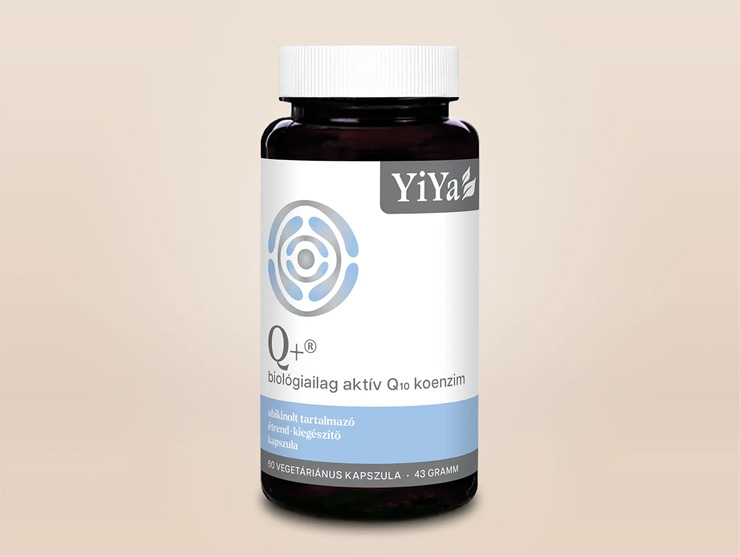 YiYa Q+ Ubiquinol 100 mg - biológiailag aktív Q10 koenzim