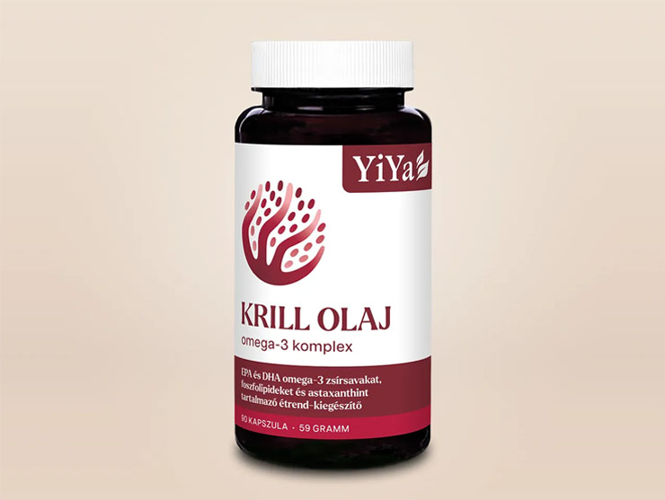 YiYa Krill olaj omega-3 komplex - kiválóan felszívódó omega-3 zsírsavak! 90 kps
