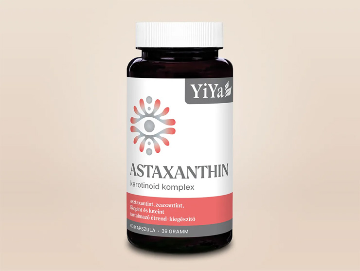 YiYa Astaxanthin, Zeaxantin, Lutein, Likopin - karotinoid komplex! 60 kps