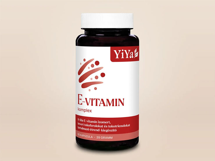 YiYa teljes spektrum 8-E-vitamin komplex - kevert tokoferol/tokotrienol kapszula! 60 kps