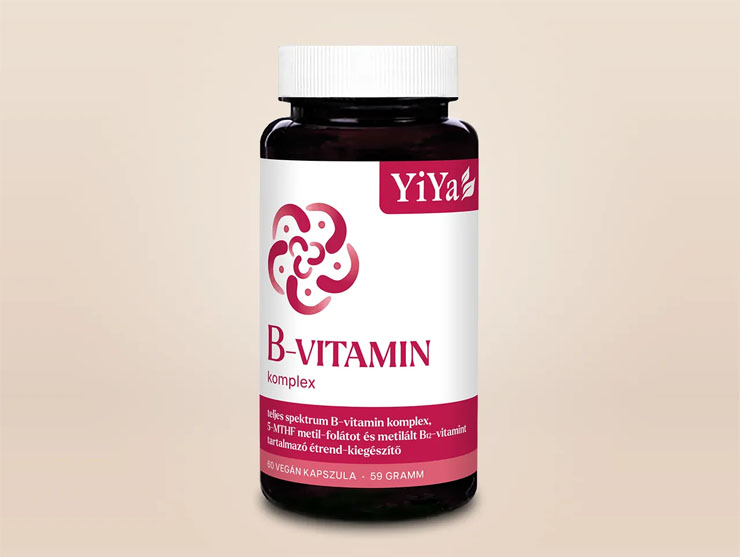 YiYa B-vitamin komplex - teljes spekrum B-vitamin komplex, metil-foláttal és metilált B12-vel!