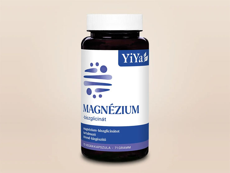 YiYa Magnézium-biszglicinát - kelát-kötésű magnézium a fáradtság csökkentéséhez és a normál izomműködéshez!